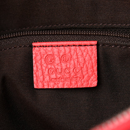 Gucci Dollar Calfskin Medium GG Charm Dome Satchel Sporting Red 8 of 11