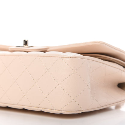 Chanel Caviar Quilted Medium Double Flap Light Beige 7 of 11