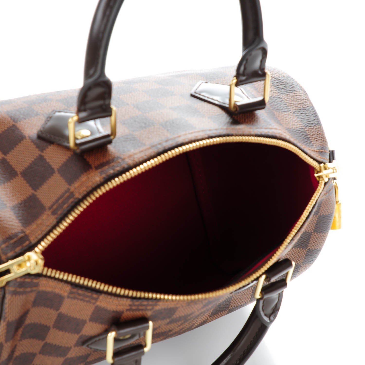 Louis Vuitton Damier Ebene Speedy Bandouliere 25 6 of 8