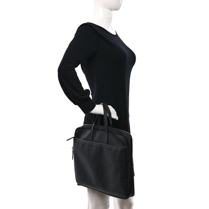 Fendi Zucca Spalmati Briefcase Black 2 of 9