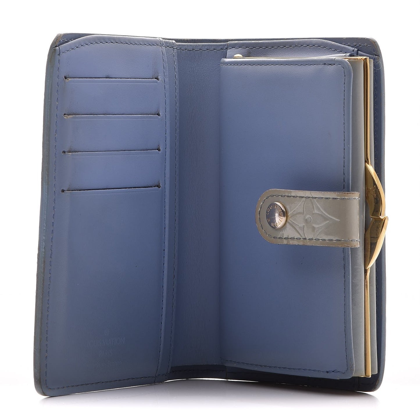 Vernis French Purse Wallet Blue