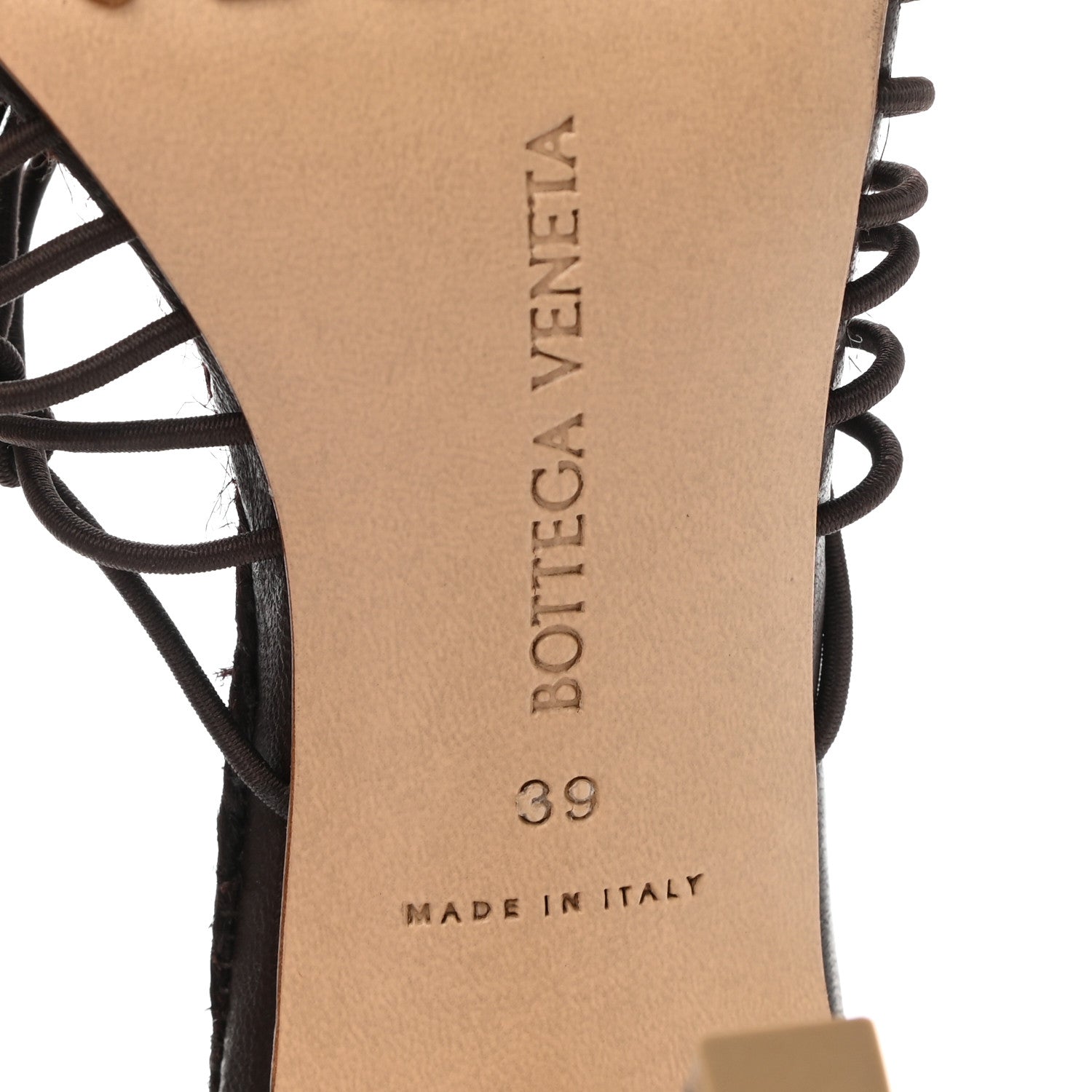 Bottega Veneta Raffia Elasticized Stretch Mule Sandals 39 Bitter Chocolate 6 of 7