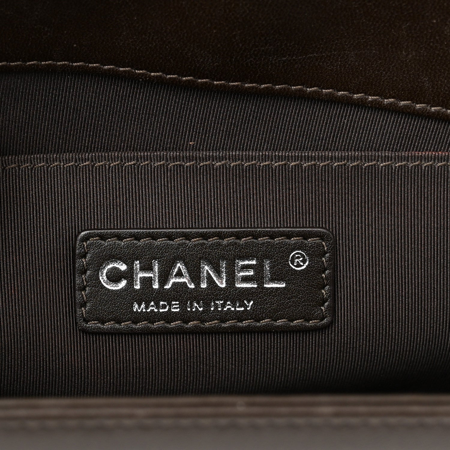 Chanel Calfskin Quilted Medium Boy Flap Dark Brown 6 of 11