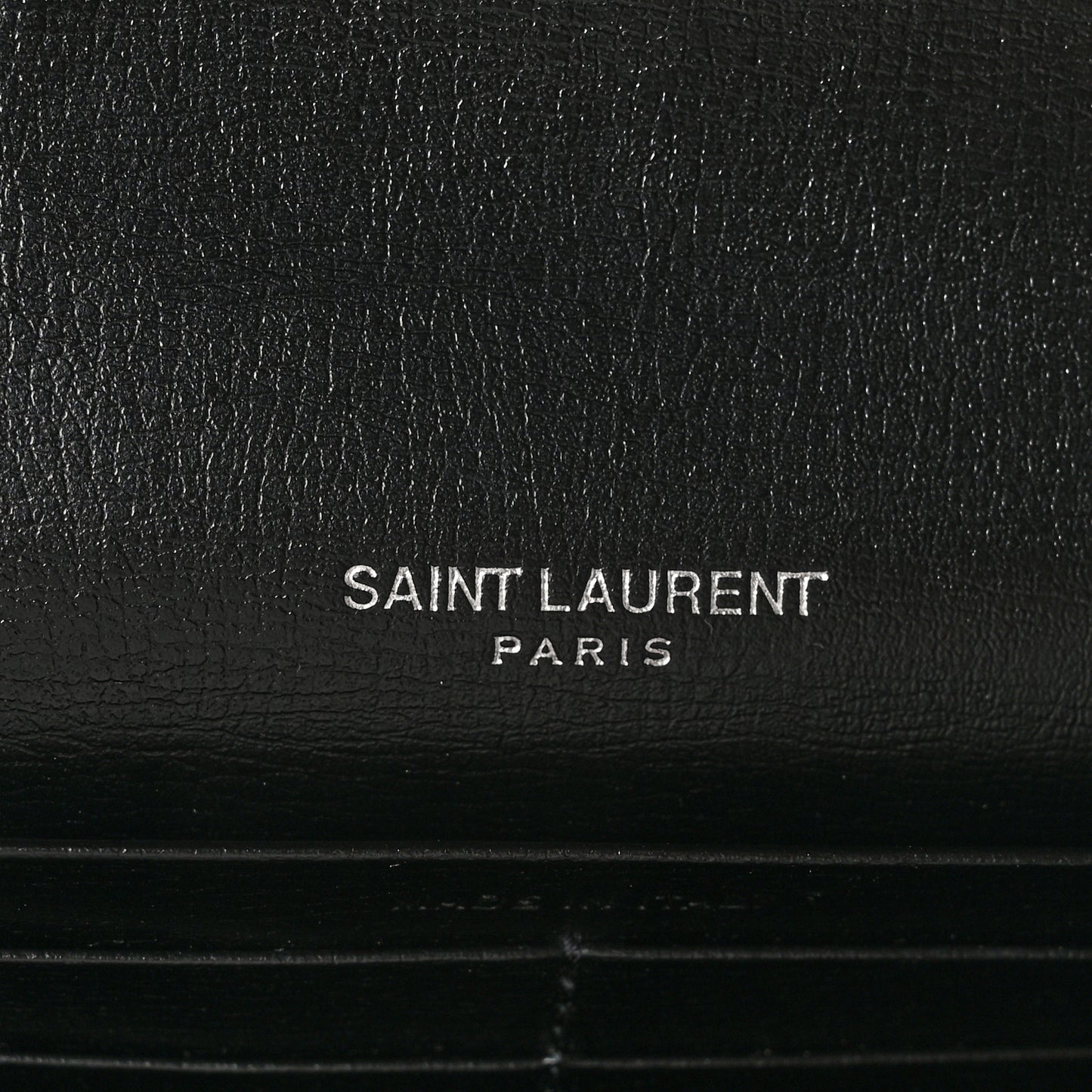 Smooth Calfskin Classic Monogram Cassandre Wallet Black