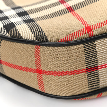Burberry Vintage Check Calfskin Olympia Pouch Archive Beige 7 of 8