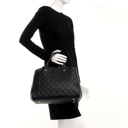 Louis Vuitton Empreinte Montaigne GM Black 3 of 10