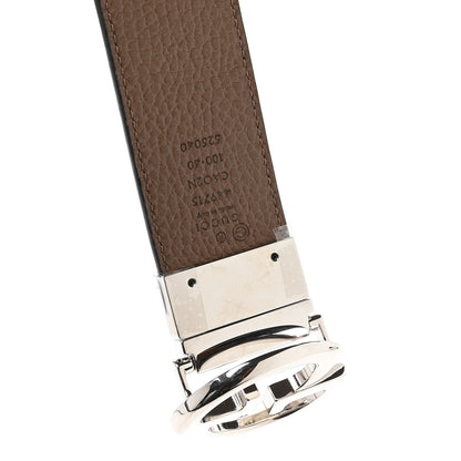 Gucci Calfskin 1973 Reversible Belt 100 40 Black Brown 5 of 7