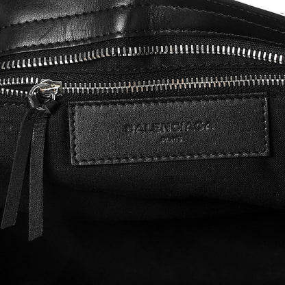 Balenciaga Calfskin Wool Classic Silver Hardware City Bordeaux 6 of 7