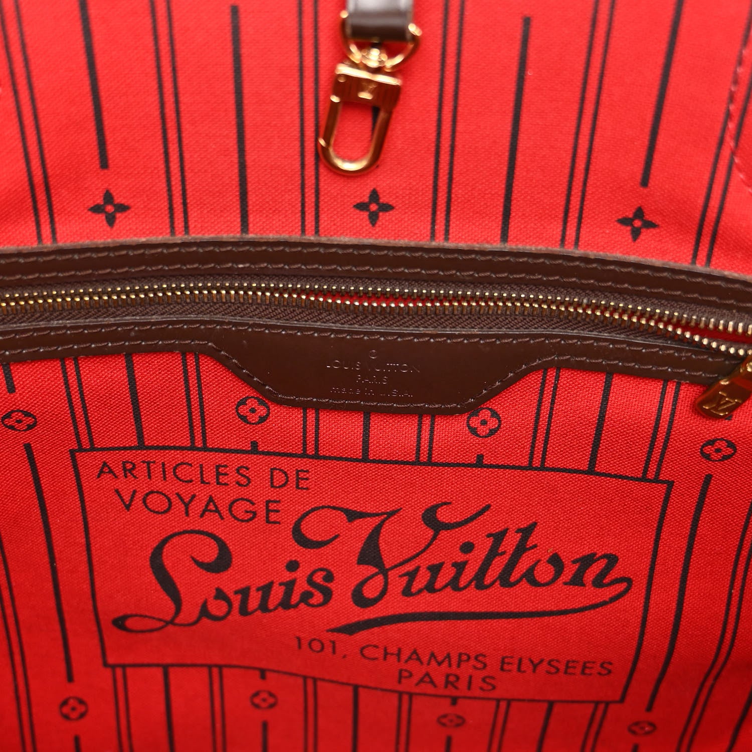 Louis Vuitton Damier Ebene Neverfull MM 5 of 11