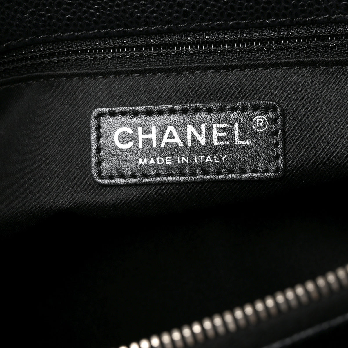 Chanel Caviar Quilted Grand Shopping Tote GST Black 5 of 9
