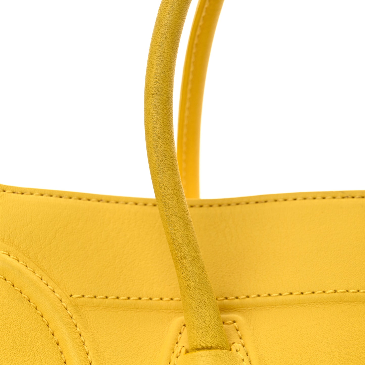 Supple Calfskin Medium Phantom Luggage Sun Yellow