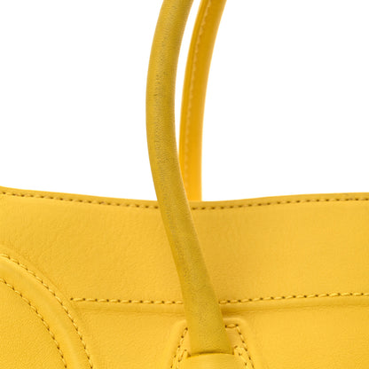 Celine Supple Calfskin Medium Phantom Luggage Sun Yellow 12 of 18