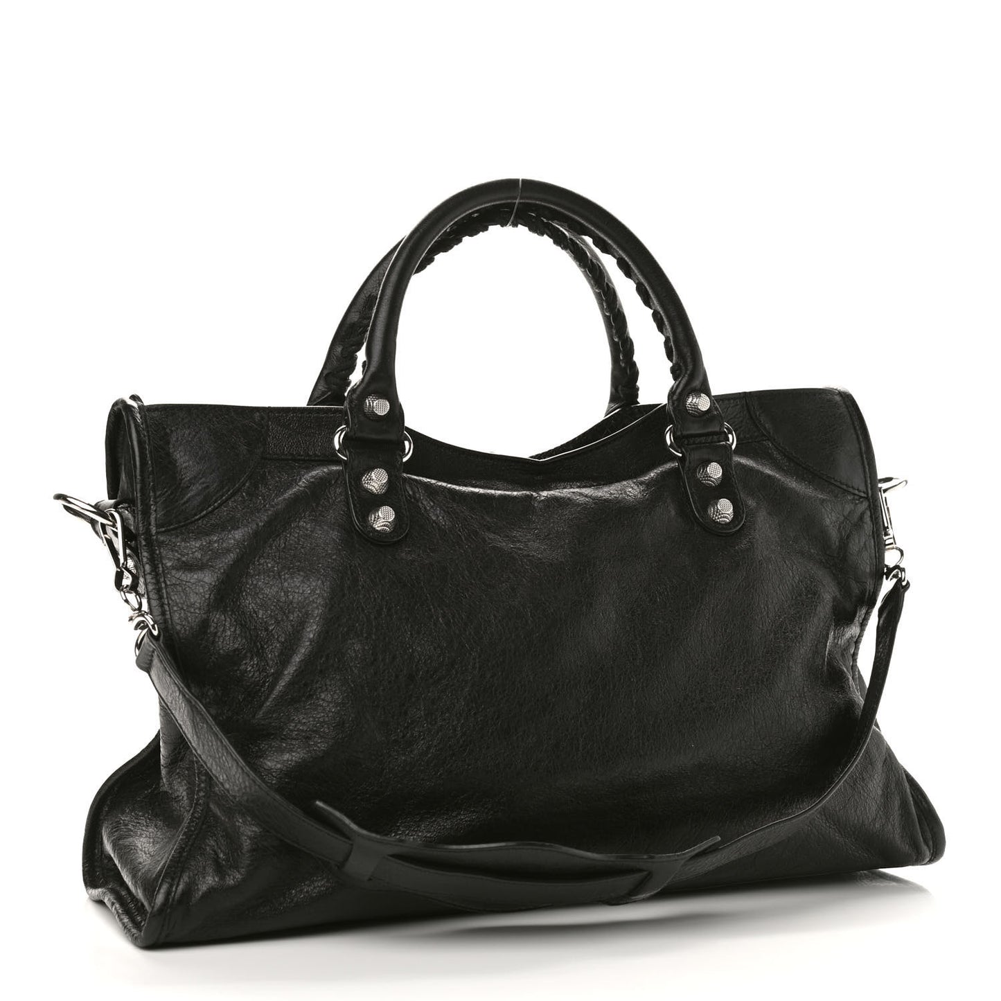 Agneau Giant 12 Silver Hardware City Black