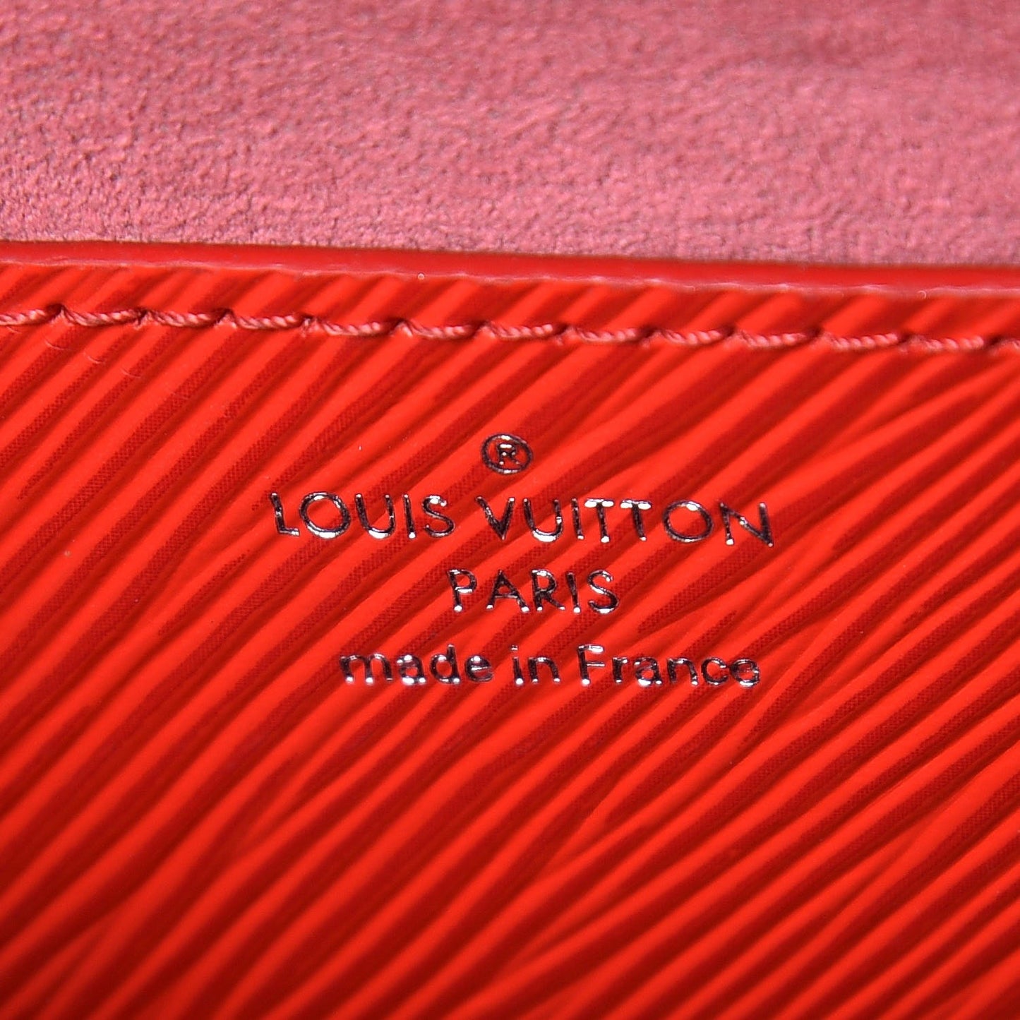 Epi Twist Shoulder Bag MM Coquelicot