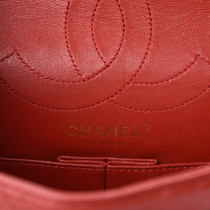 Chanel Aged Calfskin Quilted 2.55 Reissue 225 Flap Red 10 of 12