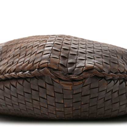 Bottega Veneta Nappa Intrecciato Large Veneta Hobo Ebano 10 of 12