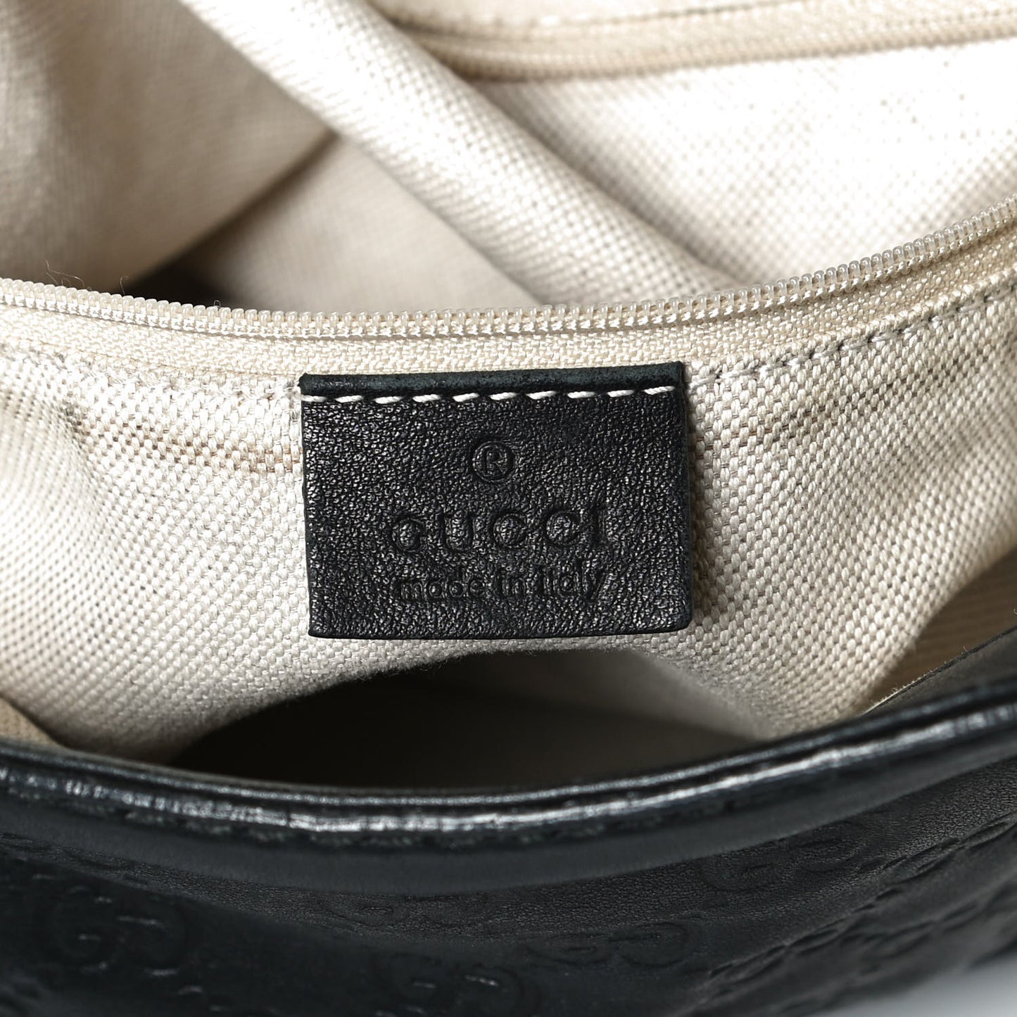 Guccissima Medium Sukey Tote Black