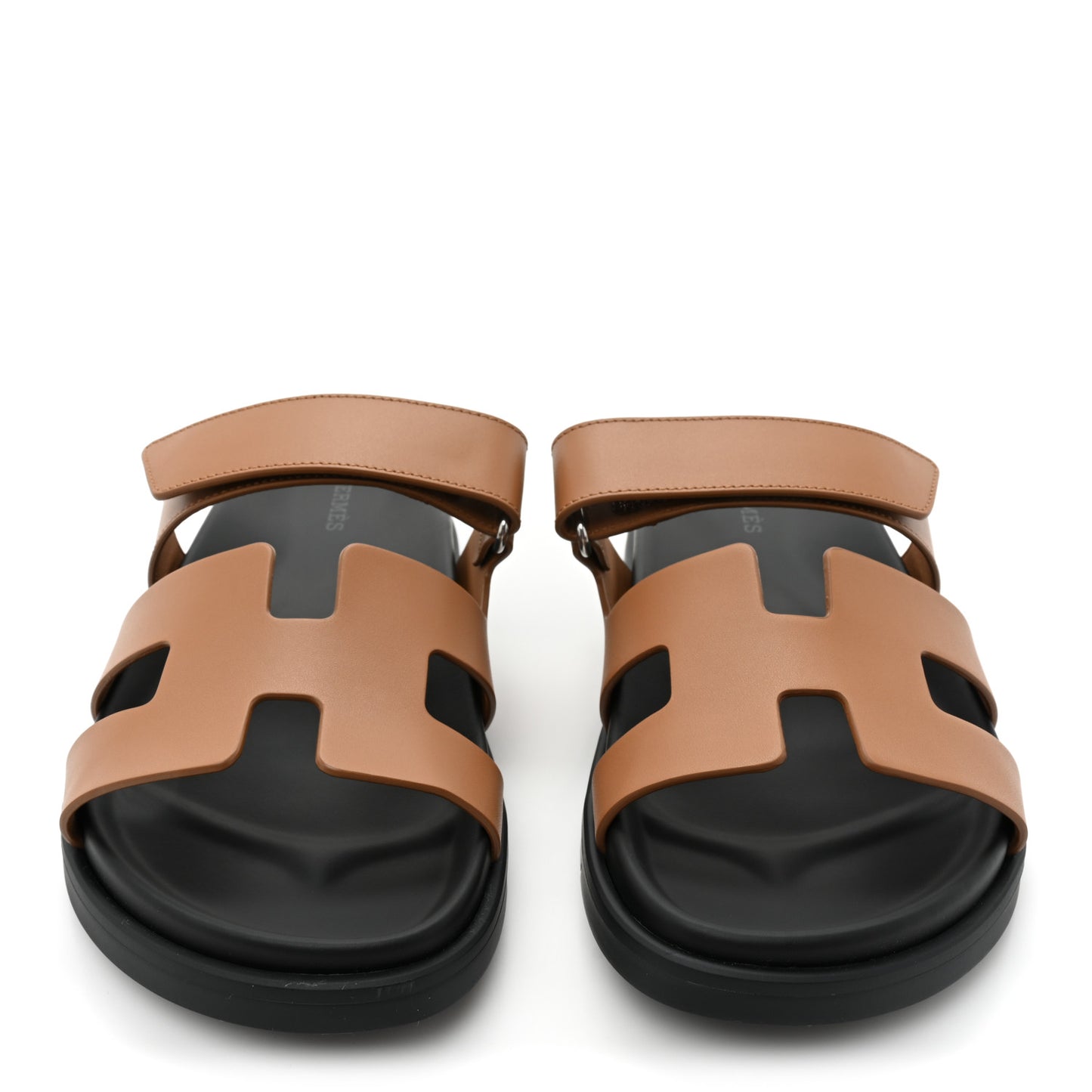 Calfskin Womens Chypre Sandals 38 Naturel
