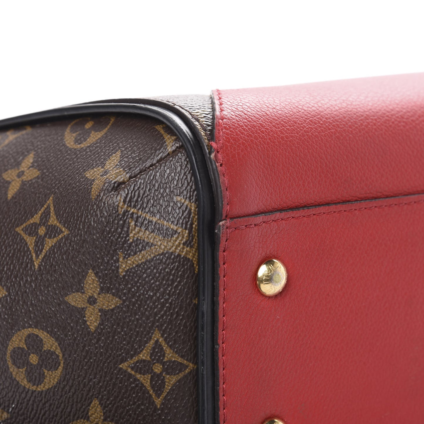 Calfskin Monogram Kimono Tote Cherry