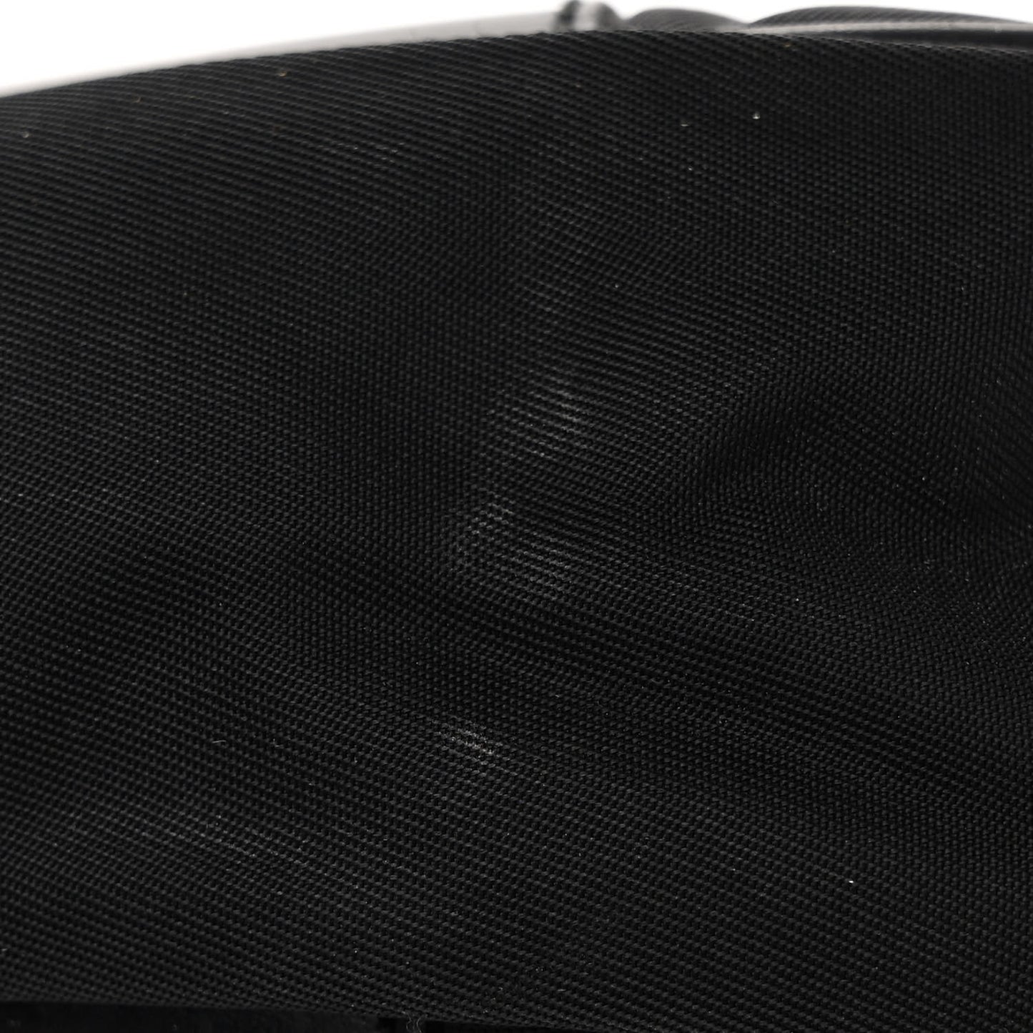 Tessuto Nylon Soft Calfskin Shoulder Bag Black