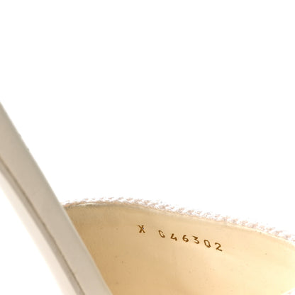 Chanel Pearl Crystal CC Mules Sandals 39 Ivory 8 of 8