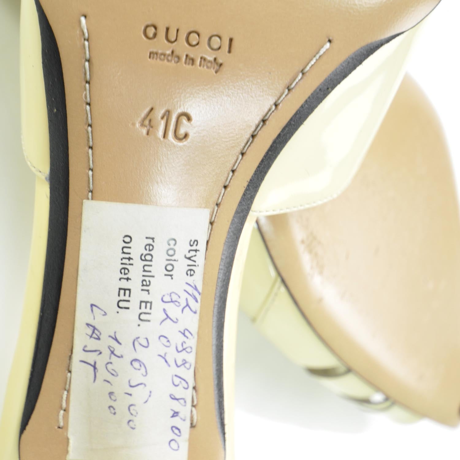 Gucci Patent Slide Sandals 41 7 of 8