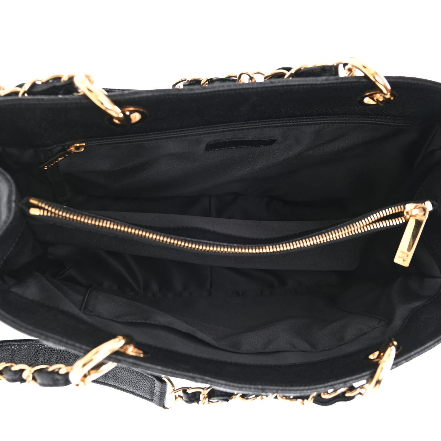 Chanel Caviar Quilted Grand Shopping Tote GST Black 5 of 10