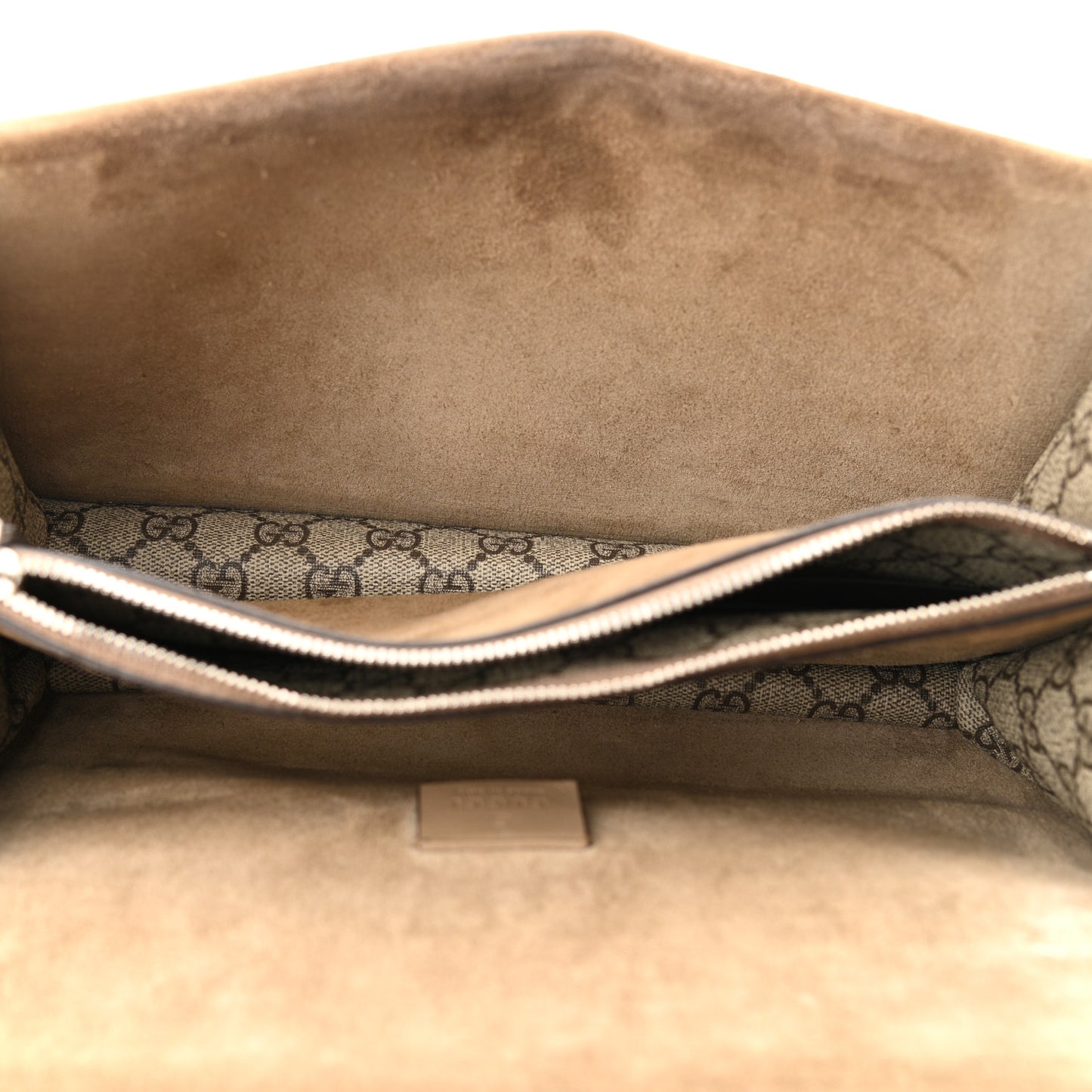 GG Supreme Monogram Small Dionysus Shoulder Bag Taupe