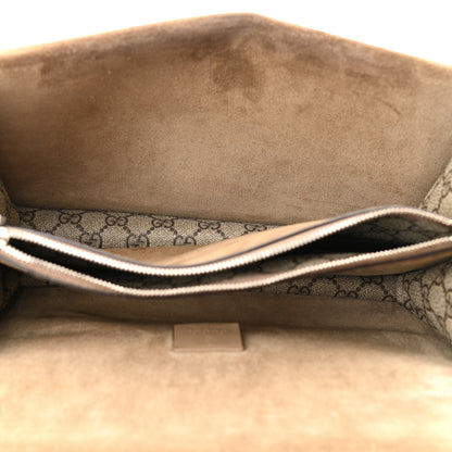 Gucci GG Supreme Monogram Small Dionysus Shoulder Bag Taupe 5 of 12