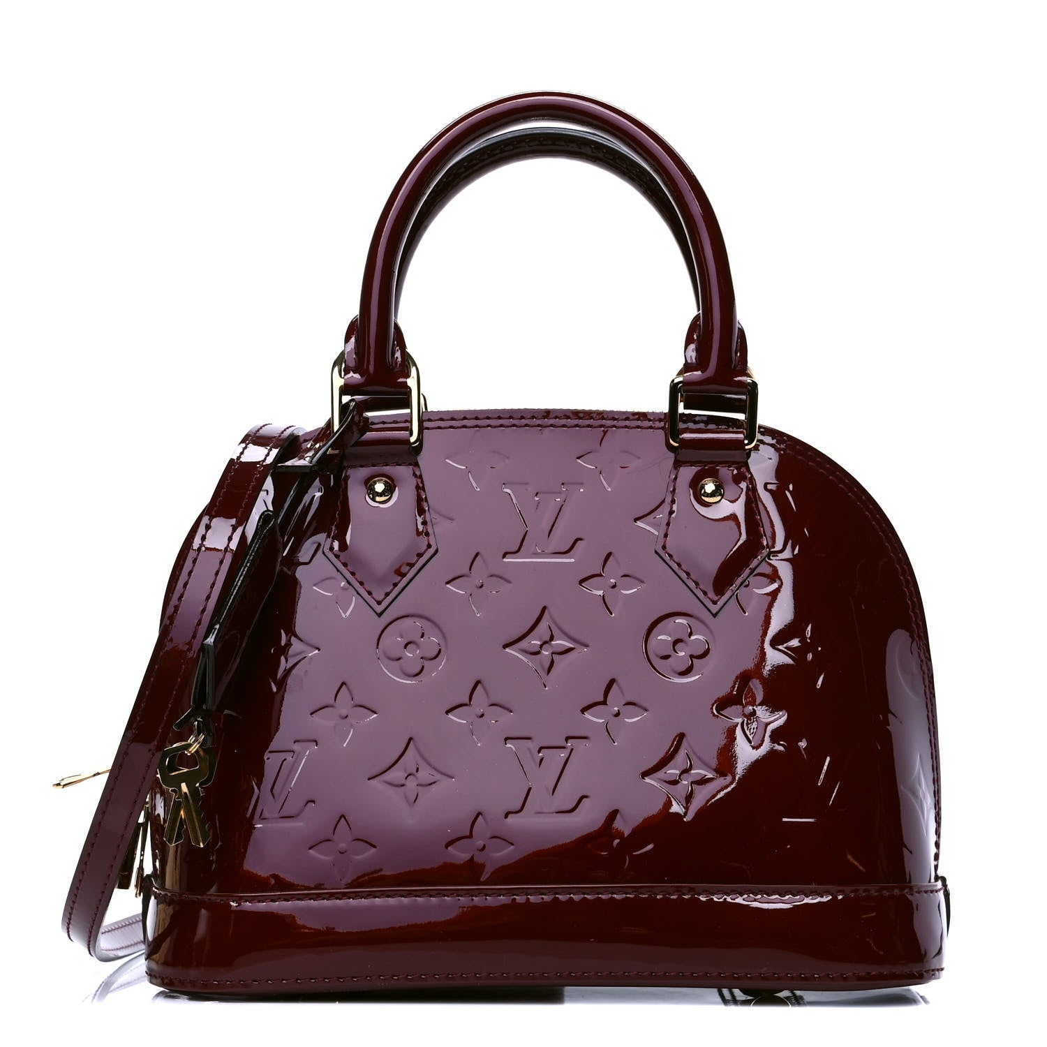 Louis Vuitton Vernis Alma BB Griotte 1 of 4