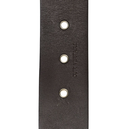Chanel Calfskin Cross Stitch Grommet Belt 90 36 Brown 4 of 6