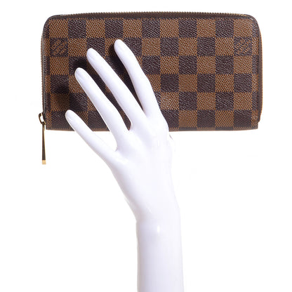 Louis Vuitton Damier Ebene Zippy Wallet 2 of 7