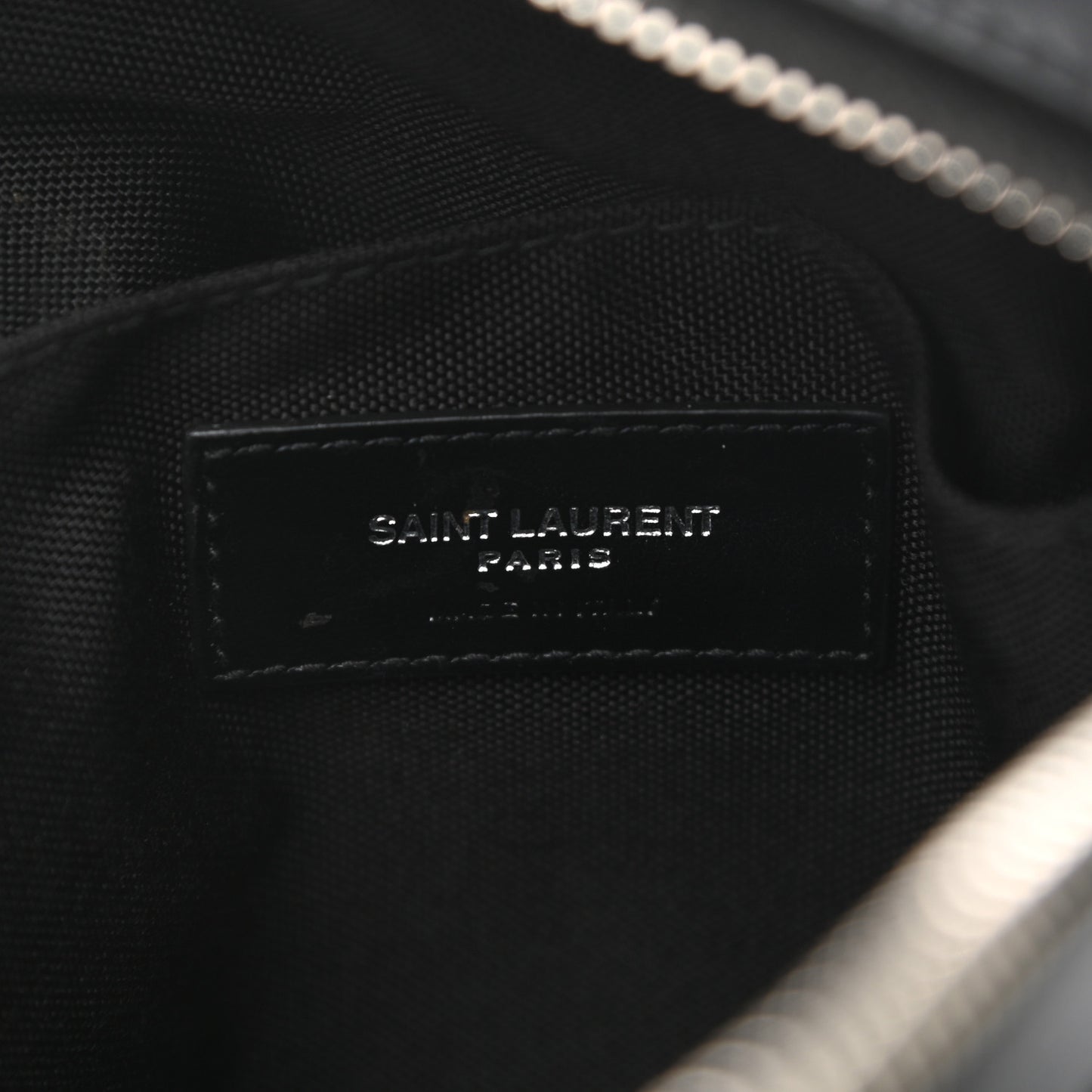 Calfskin Rivington Race Pouch Black
