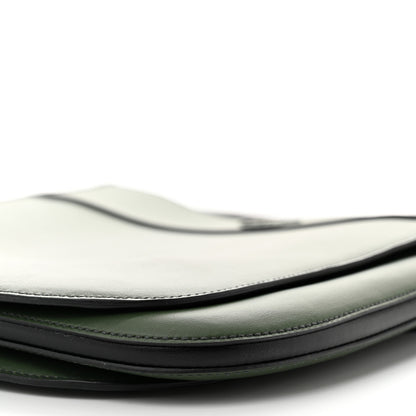 Prada City Calfskin Margit Bag Green Black 11 of 11