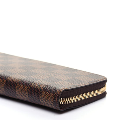 Louis Vuitton Damier Ebene Clemence Wallet Cherry 7 of 8