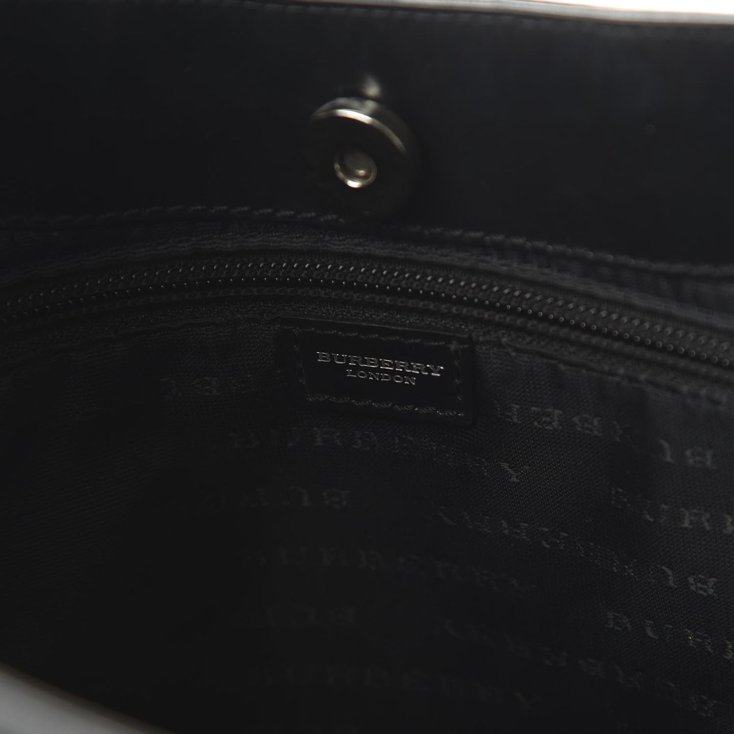 House Check Shoulder Bag Black