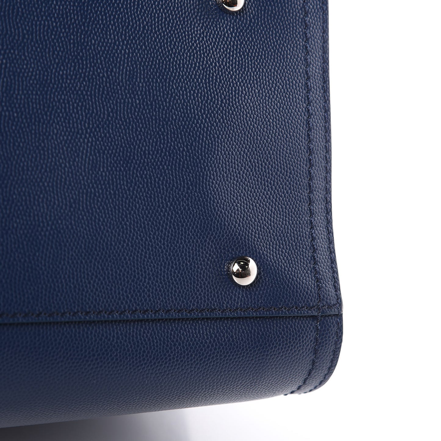 Caviar Small Studded Deauville Tote Navy