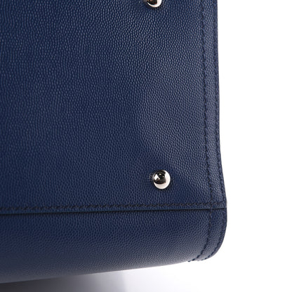 Chanel Caviar Small Studded Deauville Tote Navy 11 of 11