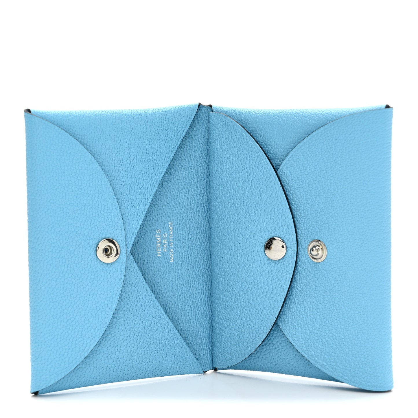 Chevre Mysore Duo Calvi Card Case Celeste