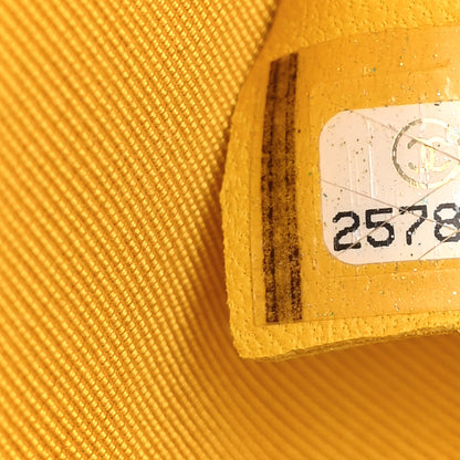 Chanel Crumpled Calfskin PVC Quilted Backpack Yellow 8 of 13