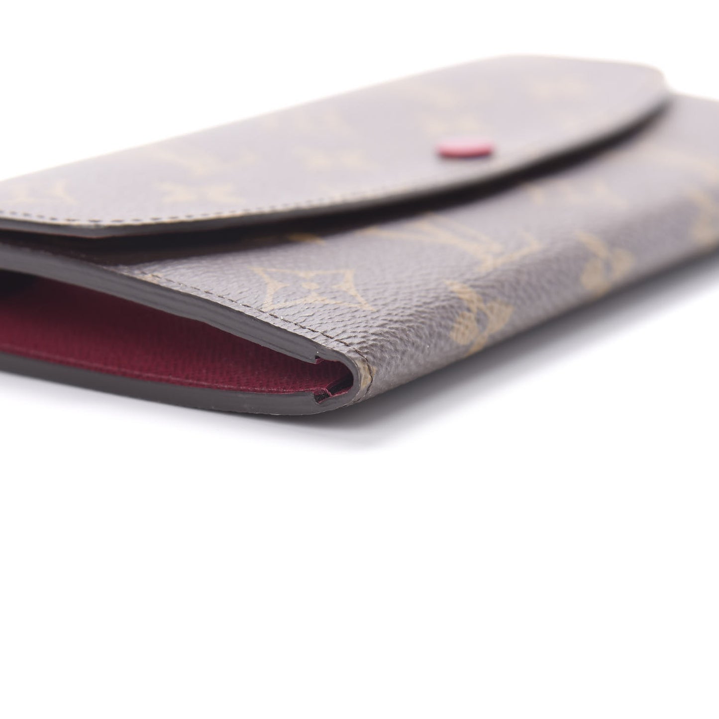 Monogram Emilie Wallet Red