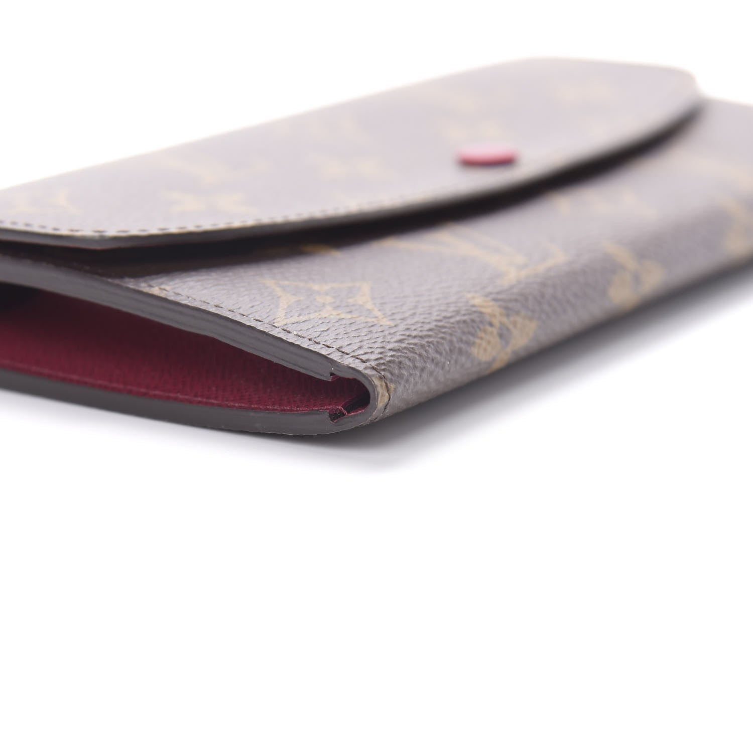Louis Vuitton Monogram Emilie Wallet Red 8 of 9