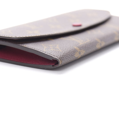 Louis Vuitton Monogram Emilie Wallet Red 8 of 9