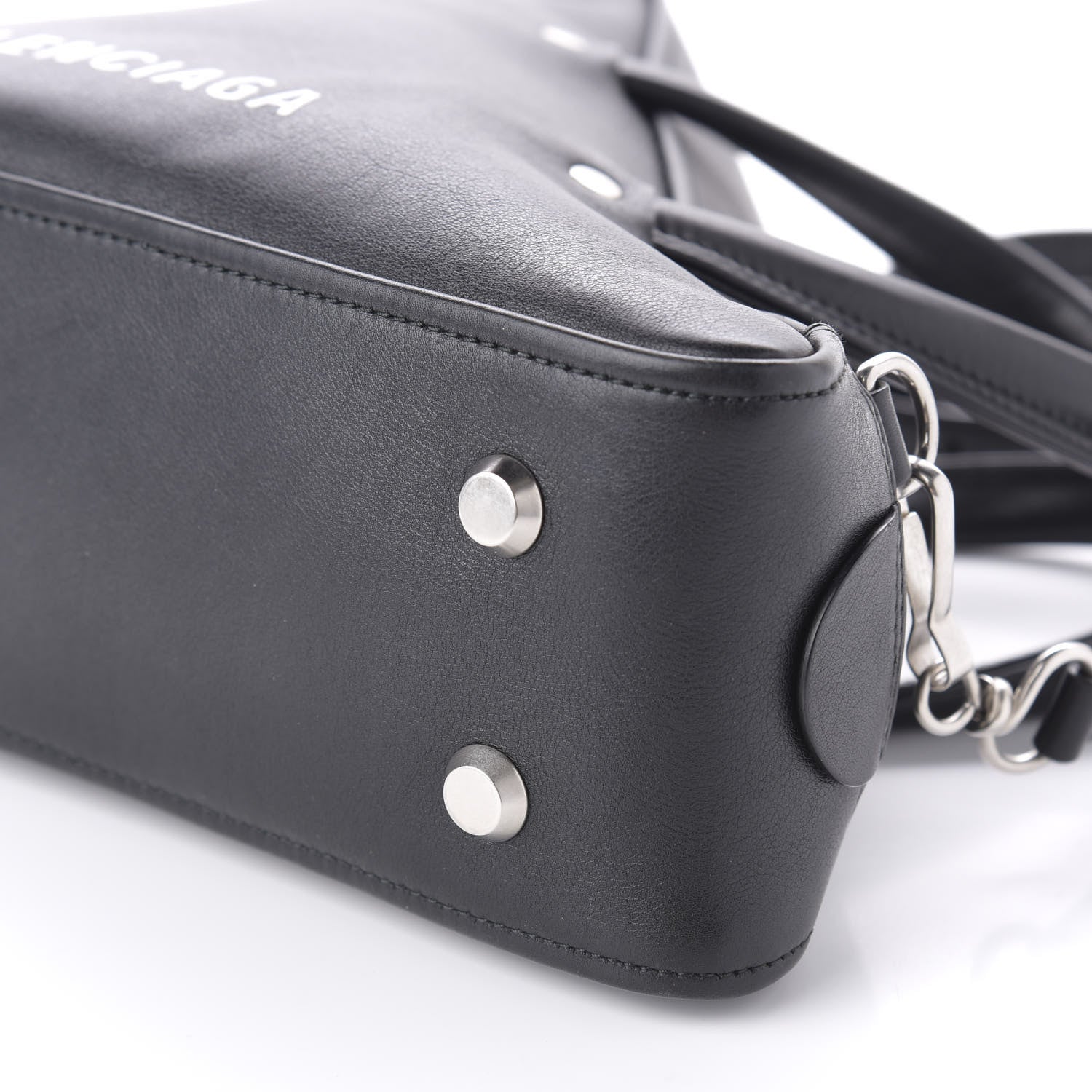 Balenciaga Calfskin S Triangle Duffle Black 8 of 10