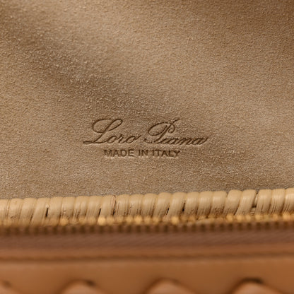 Loro Piana Wicker Calfskin L19 Extra Pocket Pouch Natural 6 of 9