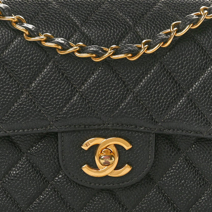 Chanel Caviar Quilted Small Double Flap Black 8 of 10