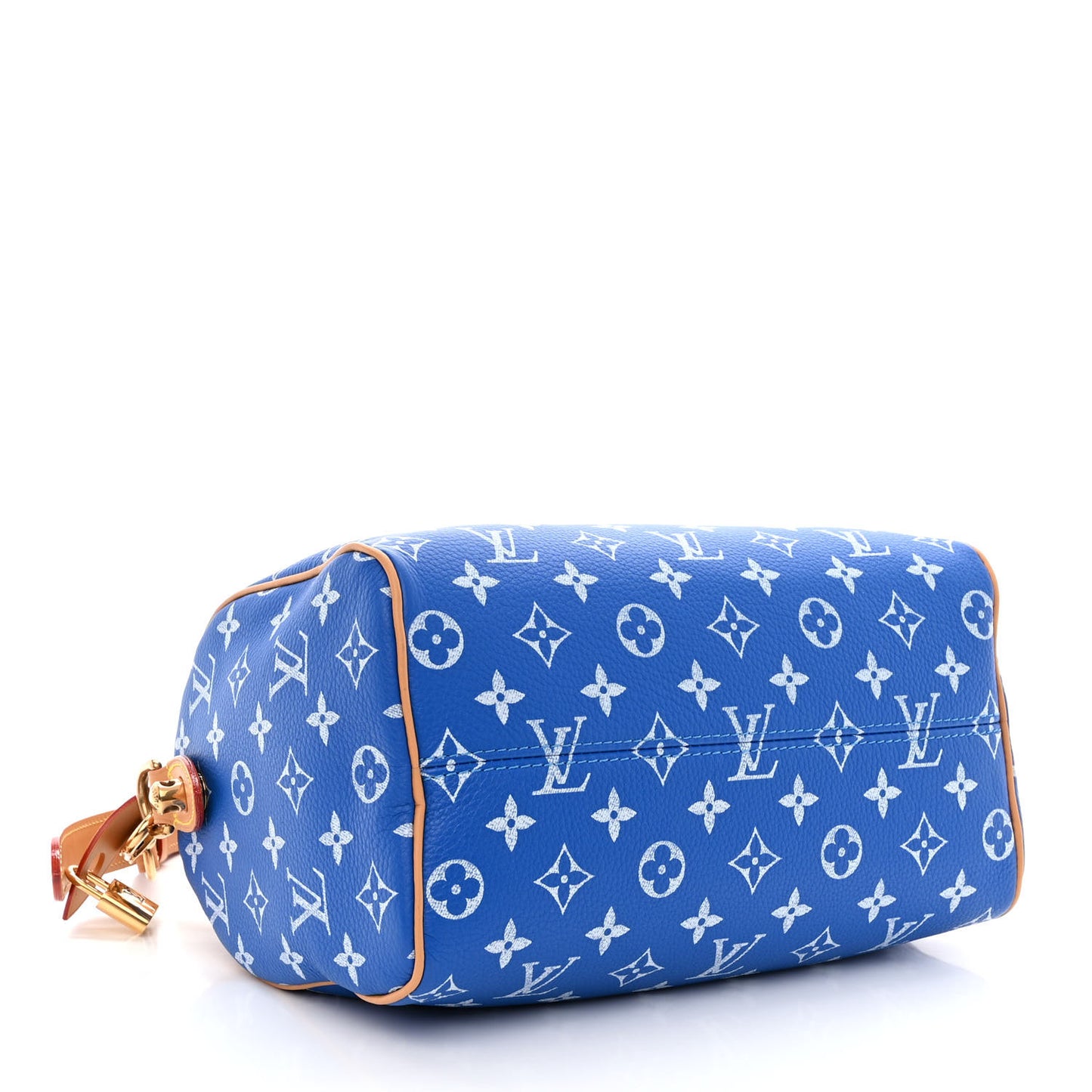 Calfskin Monogram Speedy P9 Bandouliere 25 Blue