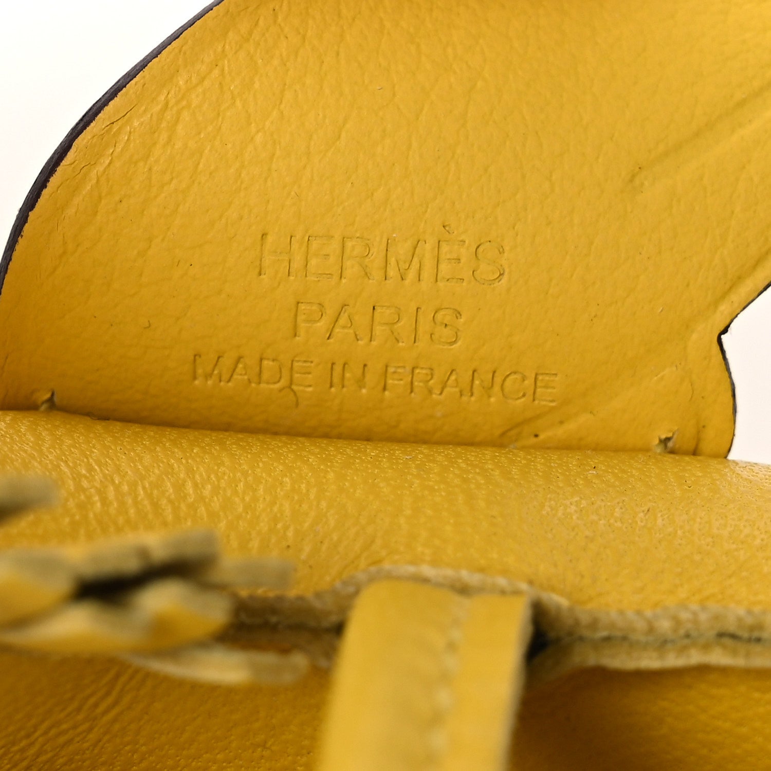 Hermes Milo Lambskin Grigri Rodeo Pegase Horse Bag Charm PM Jaune De Naples 3 of 4