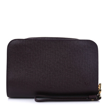 Louis Vuitton Taiga Baikal Pochette Acajou 1 of 6
