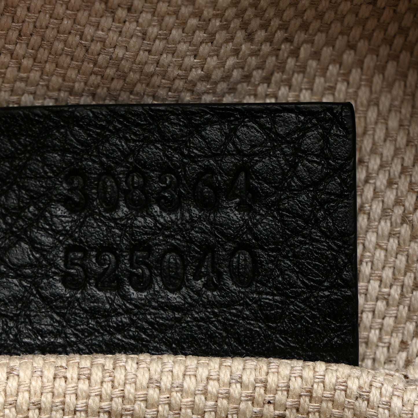 Pebbled Calfskin Small Soho Disco Bag Black